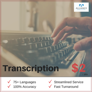 Alliance Business Solutions LLC 

Transcription services